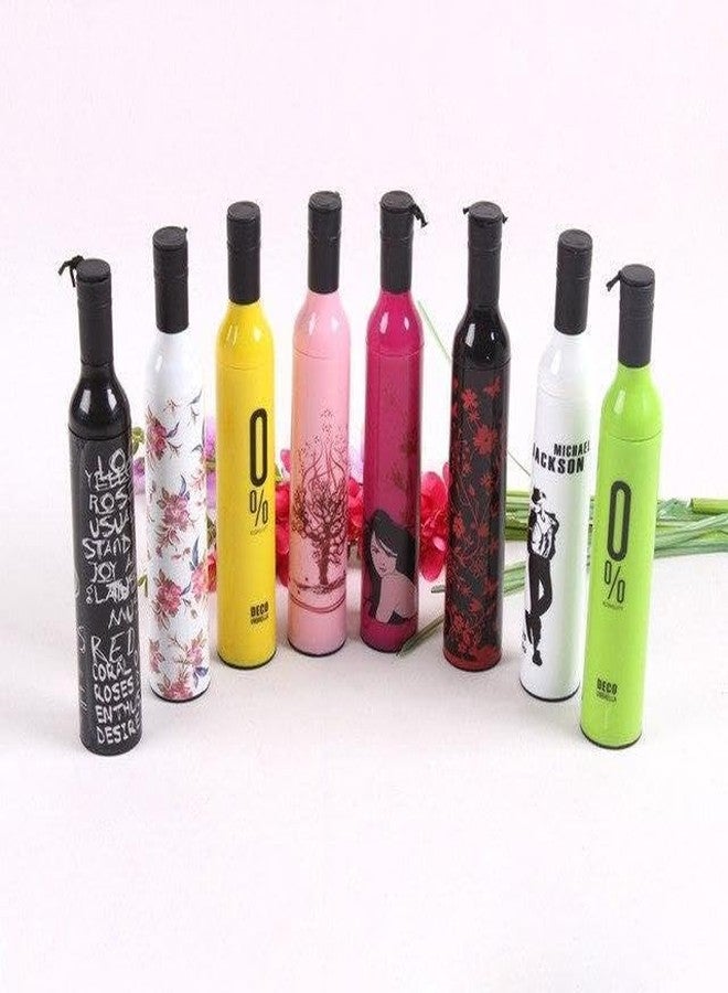 BigPlayer Attractive Double Layer Folding Portable Wine Bottle Umbrella with Bottle Cover for UV Protection & Rain - Image 3